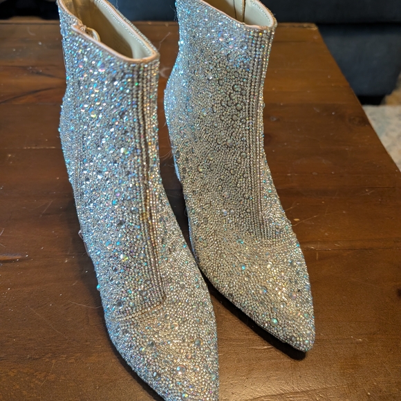 Betsey Johnson Shoes - Betsey Johnson Rhinestone Heels